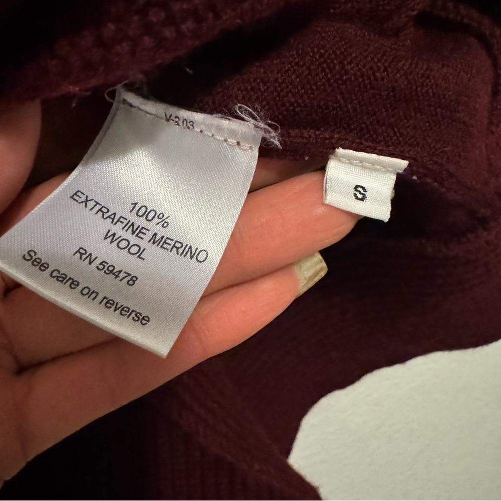 Brunella Gori Burgundy Sweater Dress 100%
Extrafine Merino Wool. Size Wo… - Picture 5 of 13